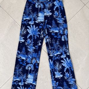 Women's Tori Richard Blur Tropical Stretch Pants sz XS